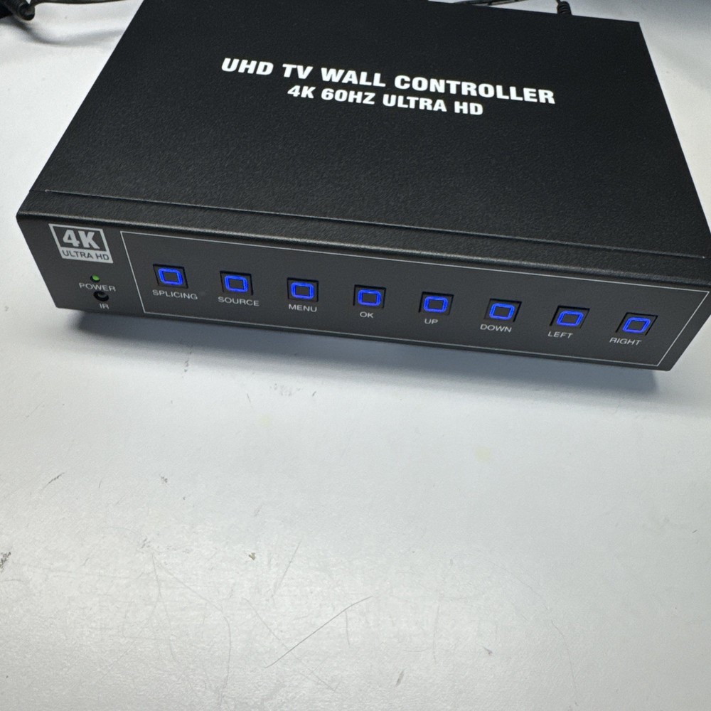 4K Video Wall Controller 2x2 1x4 1x3 max 4K60 HDMI DP Inputs for 4 Inputs.