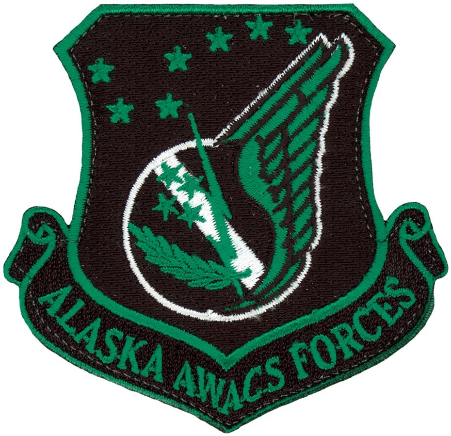 USAF 962d AIRBORNE AIR CONTROL SQUADRON - ALASKA AWACS FORCES - PATCH