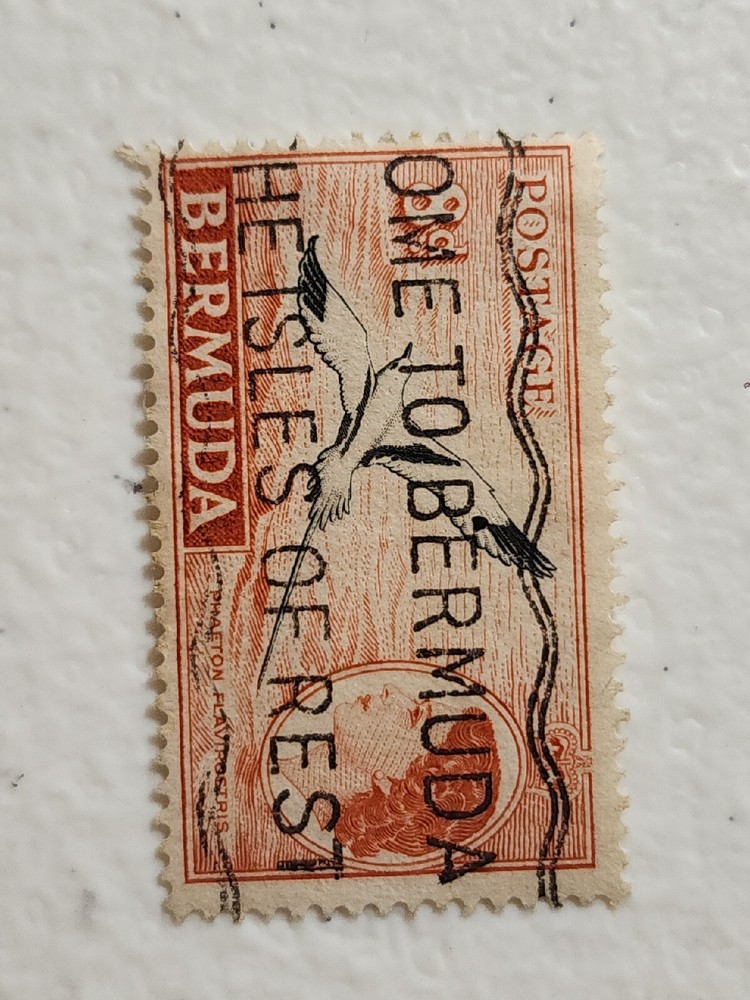 Foreign Stamp 8d Bermuda used - #7204