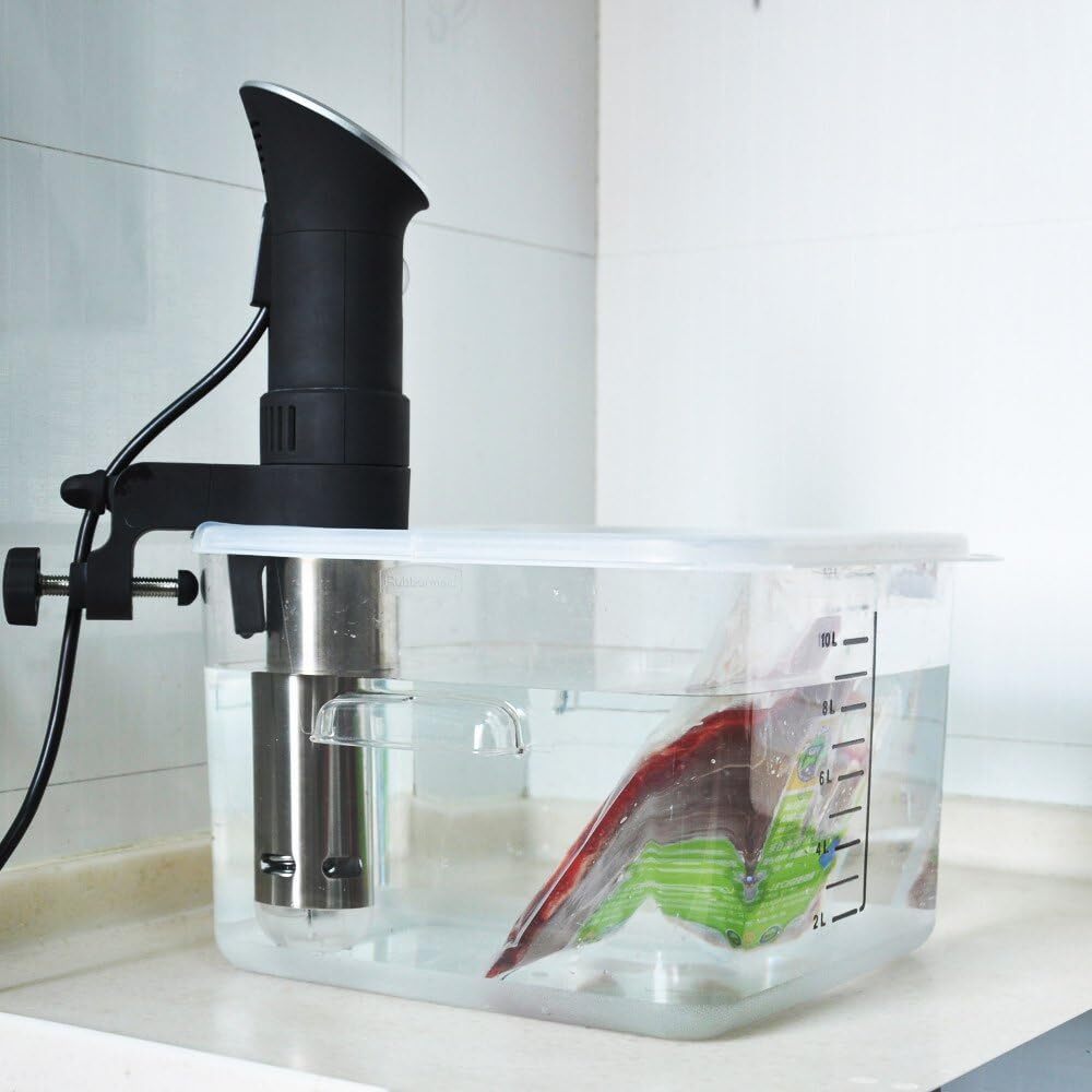 EVERIE Hinged Collapsible Sous Vide Container Lid Compatible with Anova Culin