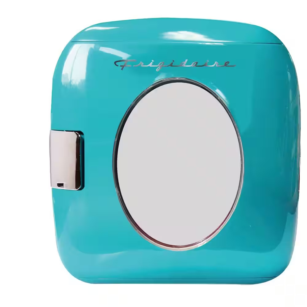 Frigidaire Mini Beverage Cooler Drinks Retro 12 Can Compact Portable Turquoise