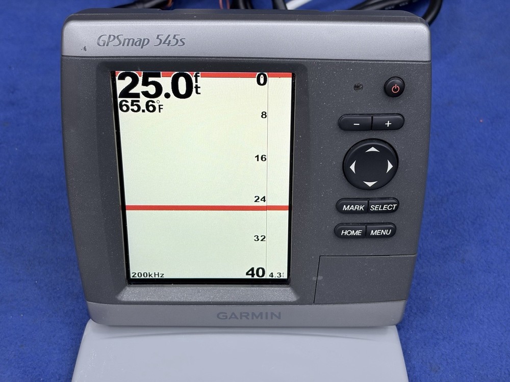 Garmin GPSmap 545s Sounder GPS Chartplotter Sonar Display W/ Accessories- Tested