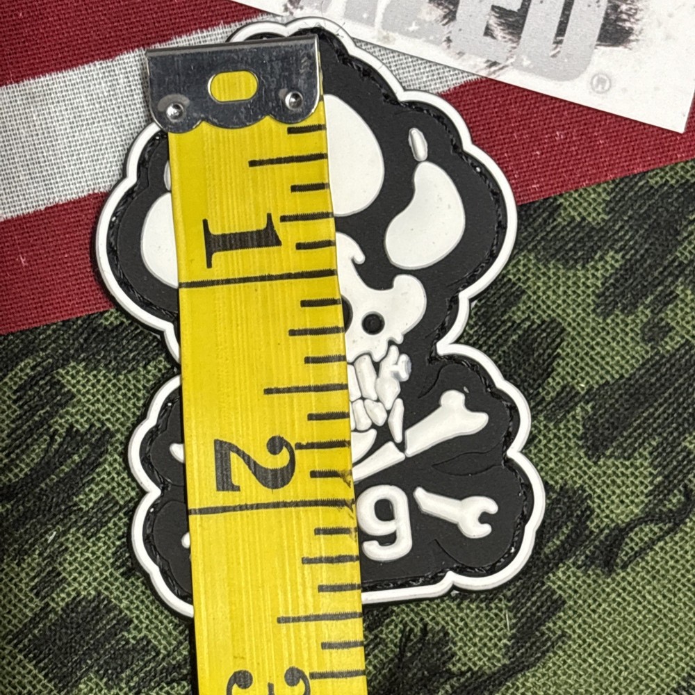 PvC 3D K9… White Morale Tactical Hook & Loop Patch High Quality