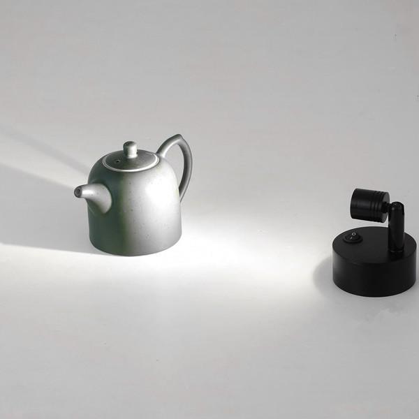 3W LED Picture Light Battery-Powered Wall Night Lamp Button Adjustable Spotlight