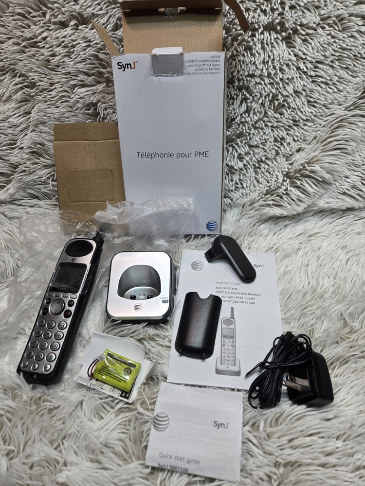 AT&T SynJ 4-Line Cordless Accessory Handset