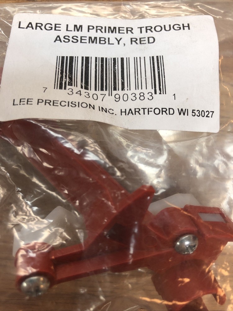 Lee Load Master Primer Trough Assembly Large, Red~90383 Loadmaster