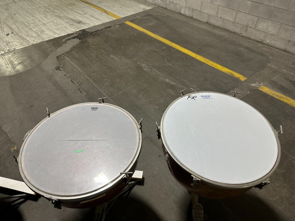 4 LUDWIG TIMPANI COPPER DRUMS