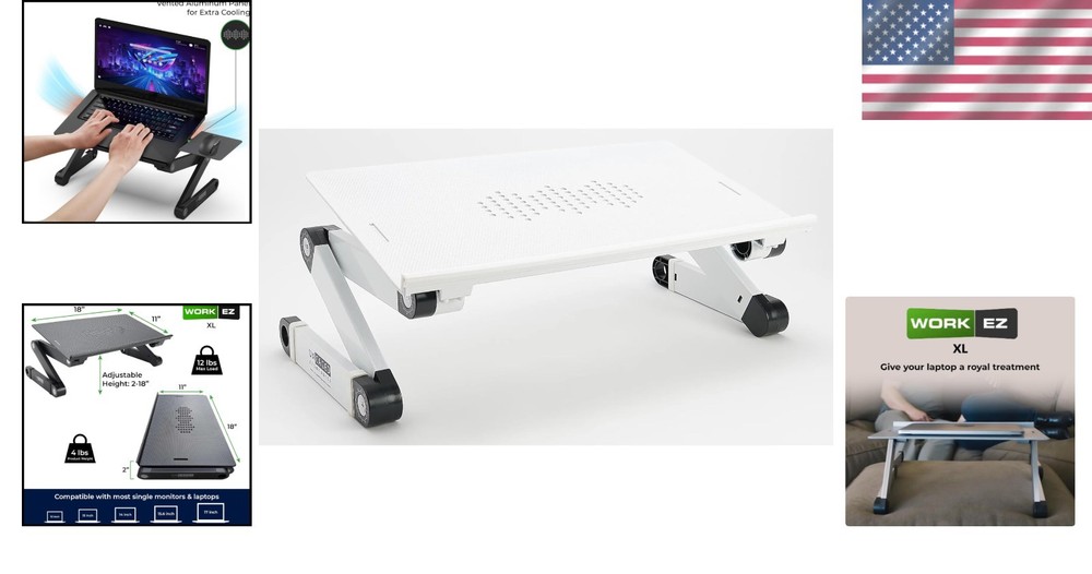 Foldable Cooling Computer Holder