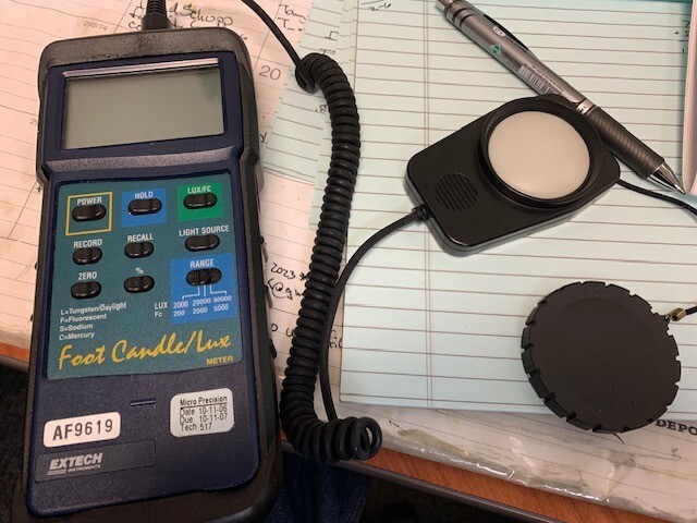 EXTECH Heavy Duty Light Meter Model 407026 pre-owned, excellent condition