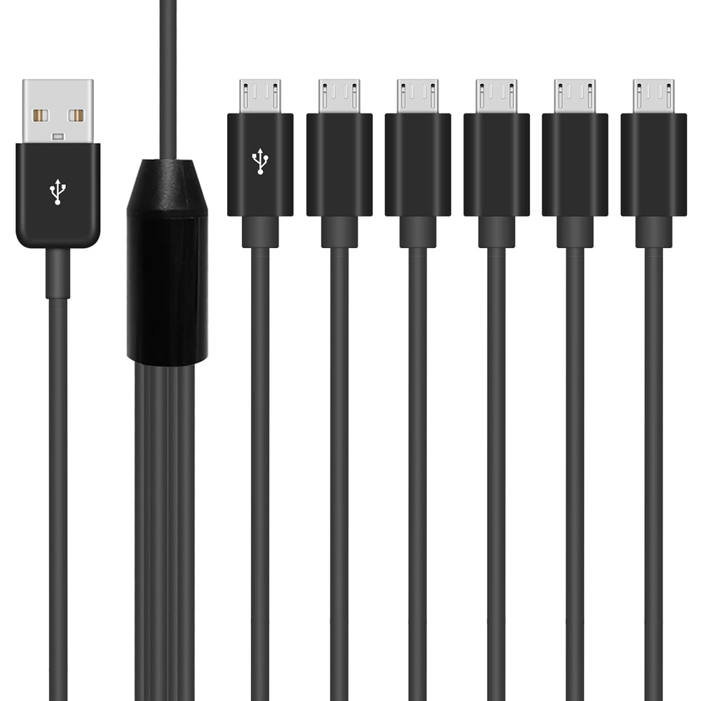 Micro USB Splitter Cable 6 in 1 Micro USB Charger Cable Micro USB Multi Charg...