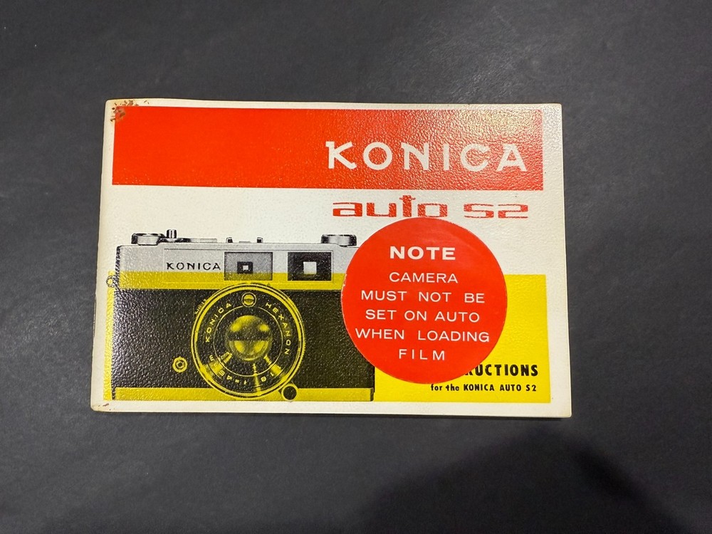 Konica Auto 52 Camera Instruction Manual