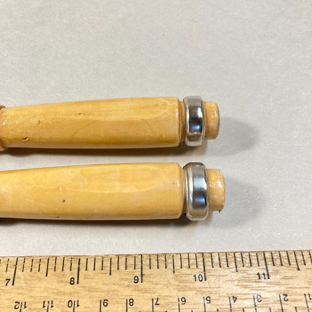 Wood Chisel Set 2 Pc 1/2" Beveled Edge Wood Handle