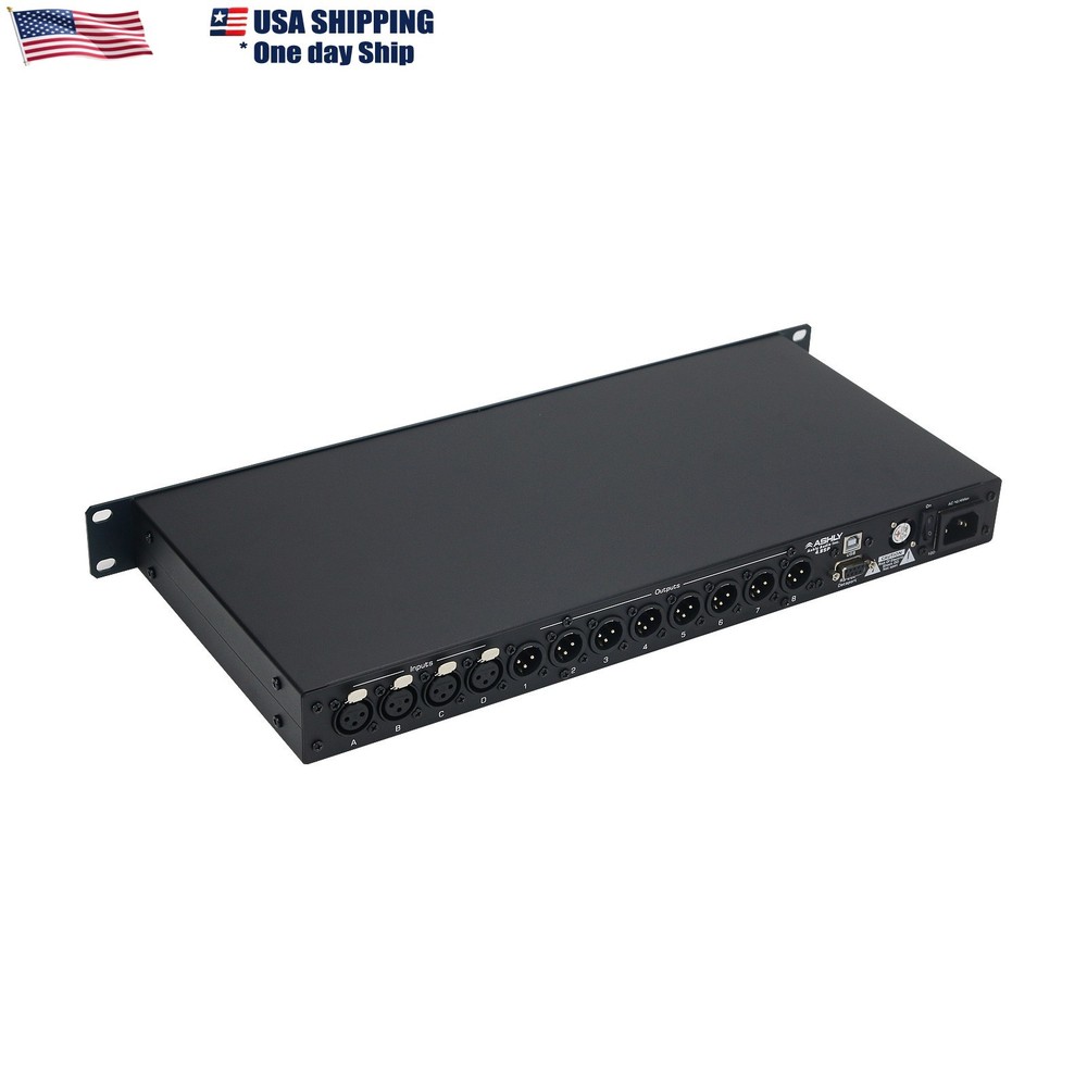 4.8SP 110V Digital DSP Audio Processor Original Software 4 Input 8 Output #USA