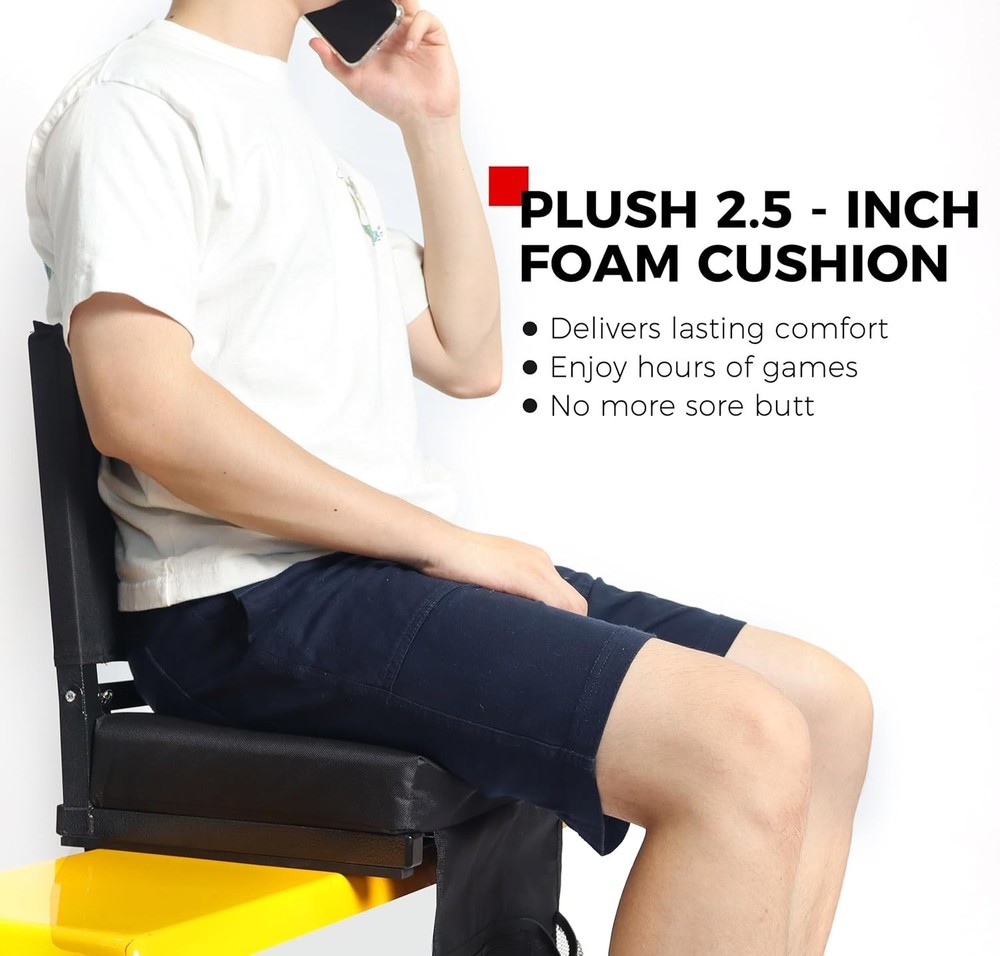 Foldable Stadium Seat, Cushion for Bleachers