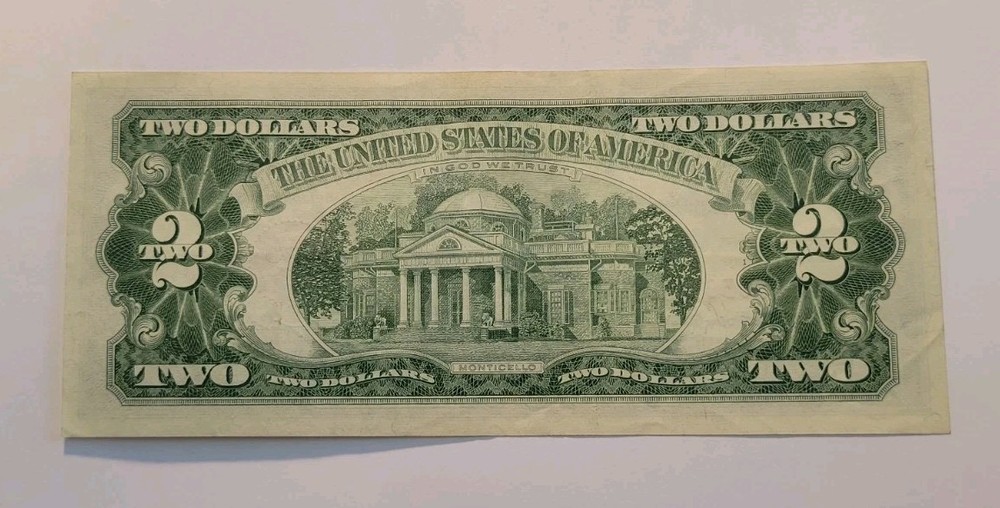 1963 $2 Dollar Red Seal Banknote