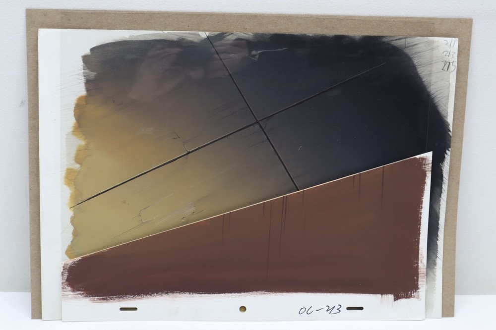 Original Hand Painted Animation Production Background (232-13)