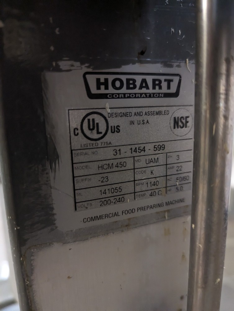 Hobart HCM 450 food processor