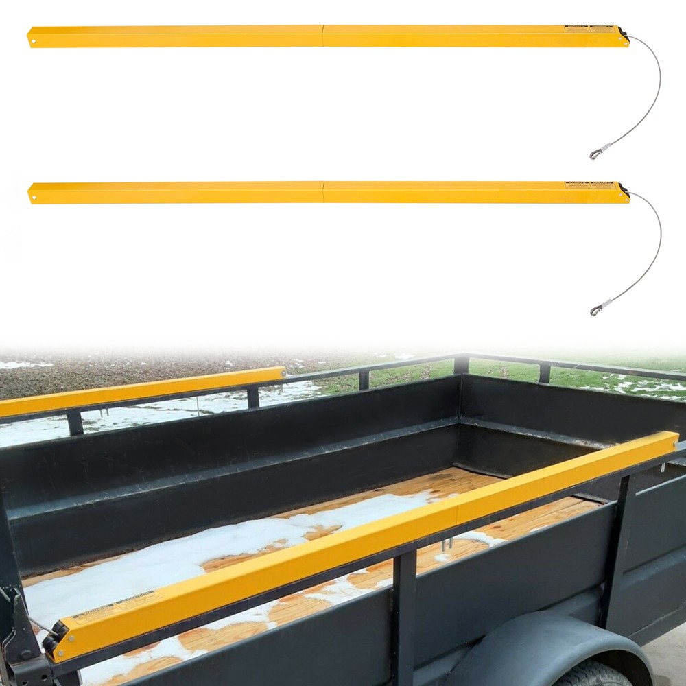 HECASA 2-Sided Trailer Tailgate Liftgate Ramp Lift Assist System 350 Pounds