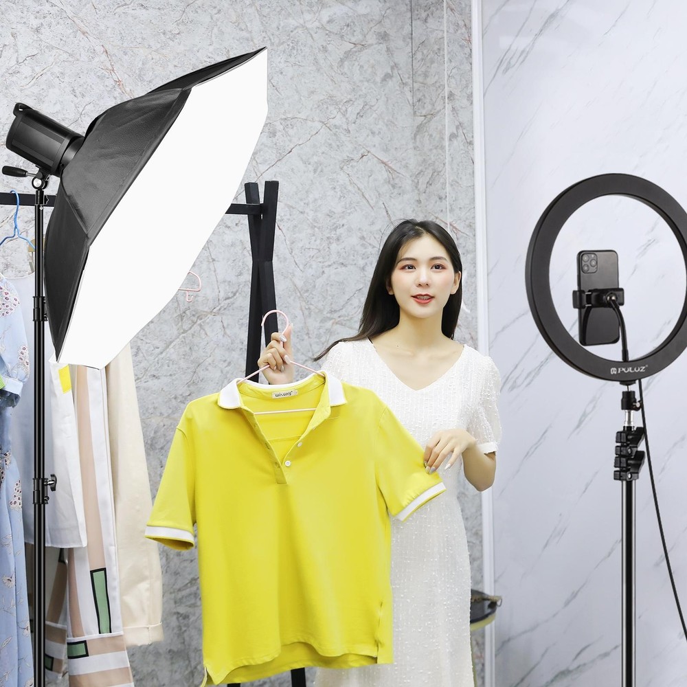 US PULUZ 36" Speedlite Flash Octagon Parabolic Softbox For Studio Flash Light