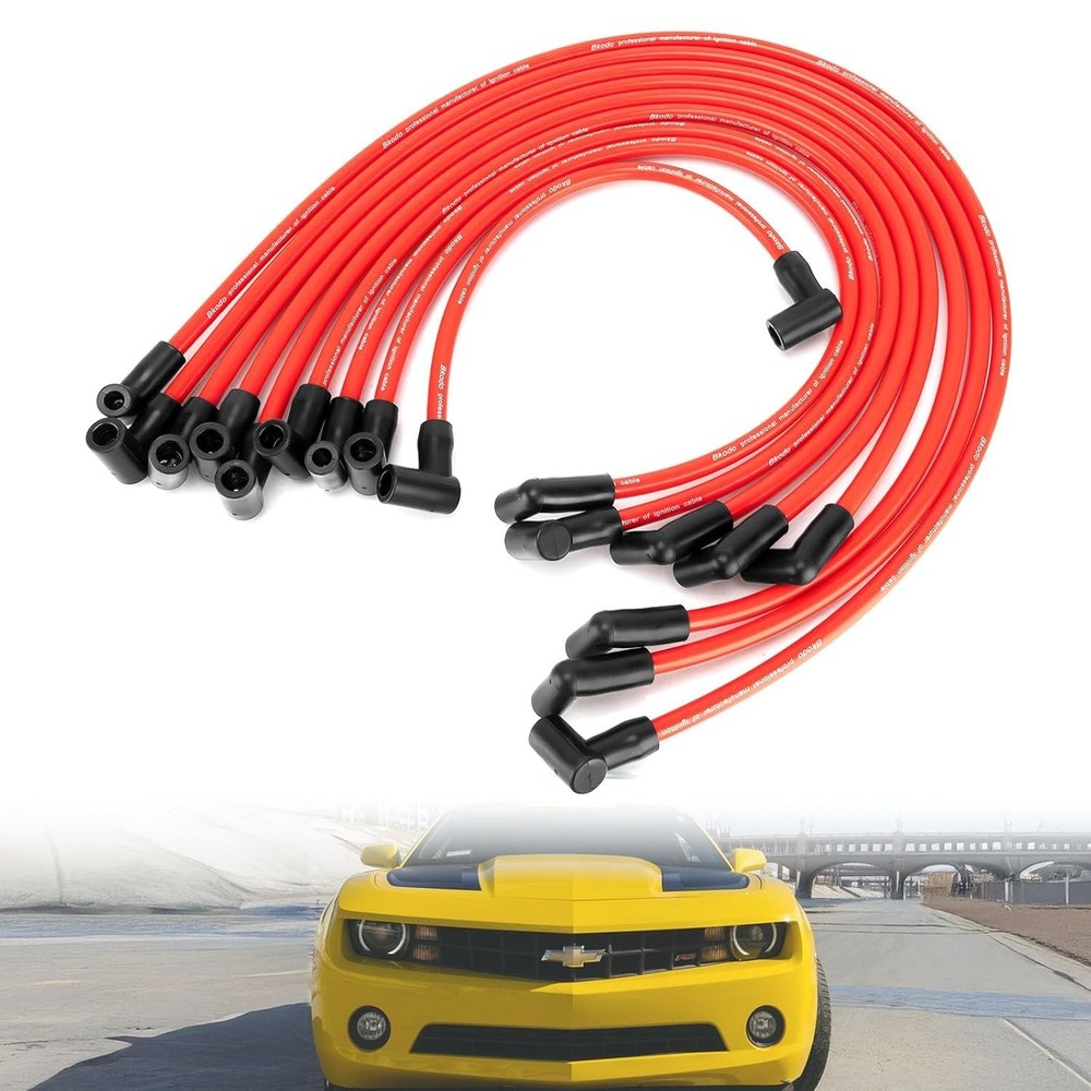 10.5mm High Performance Spark Plug Wire Set Fit for HEI BBC SBC 350... Fast Ship