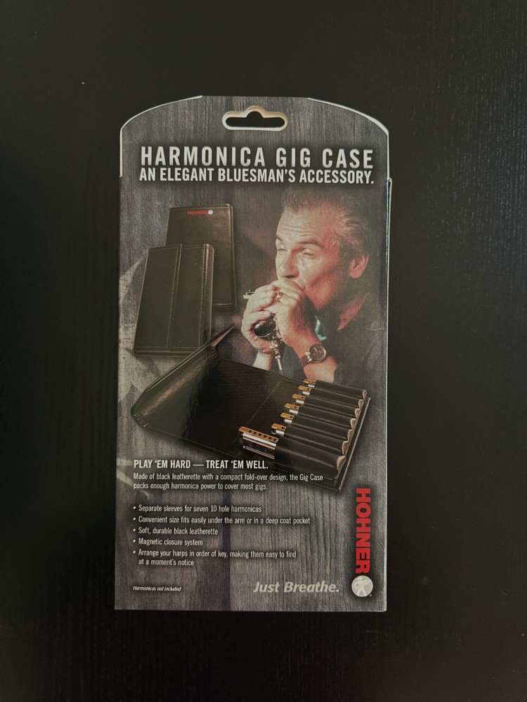 New HOHNER 7 HARMONICA CARRYCASE gig bag