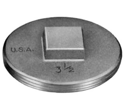 PASCO 1848 Cleanout Plug 2-1/2" Brass Raised Head MNPT Southern Code