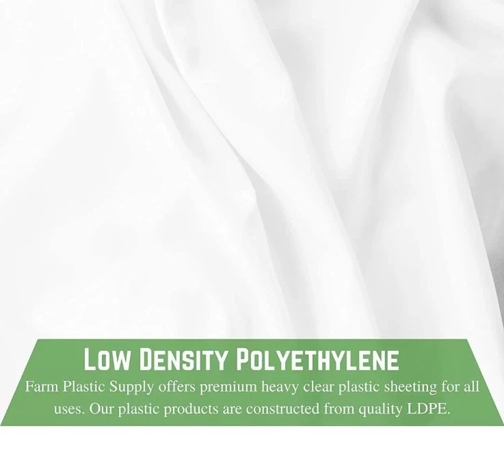 Poly Cover - 6 Mil White Plastic Sheeting