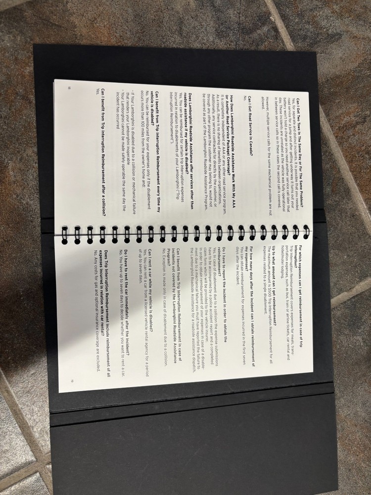 LAMBORGHINI ROADSIDE ASSISTANCE