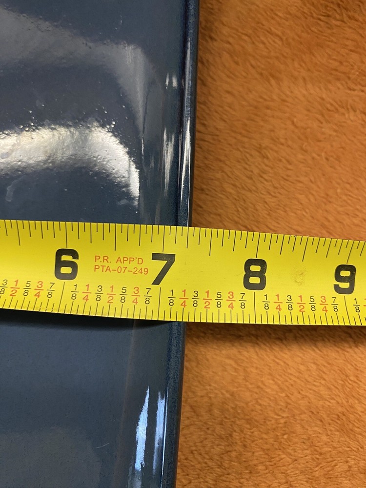 KOOV 2x Large 2x Medium Serving Trays Plates Rectangular Blue