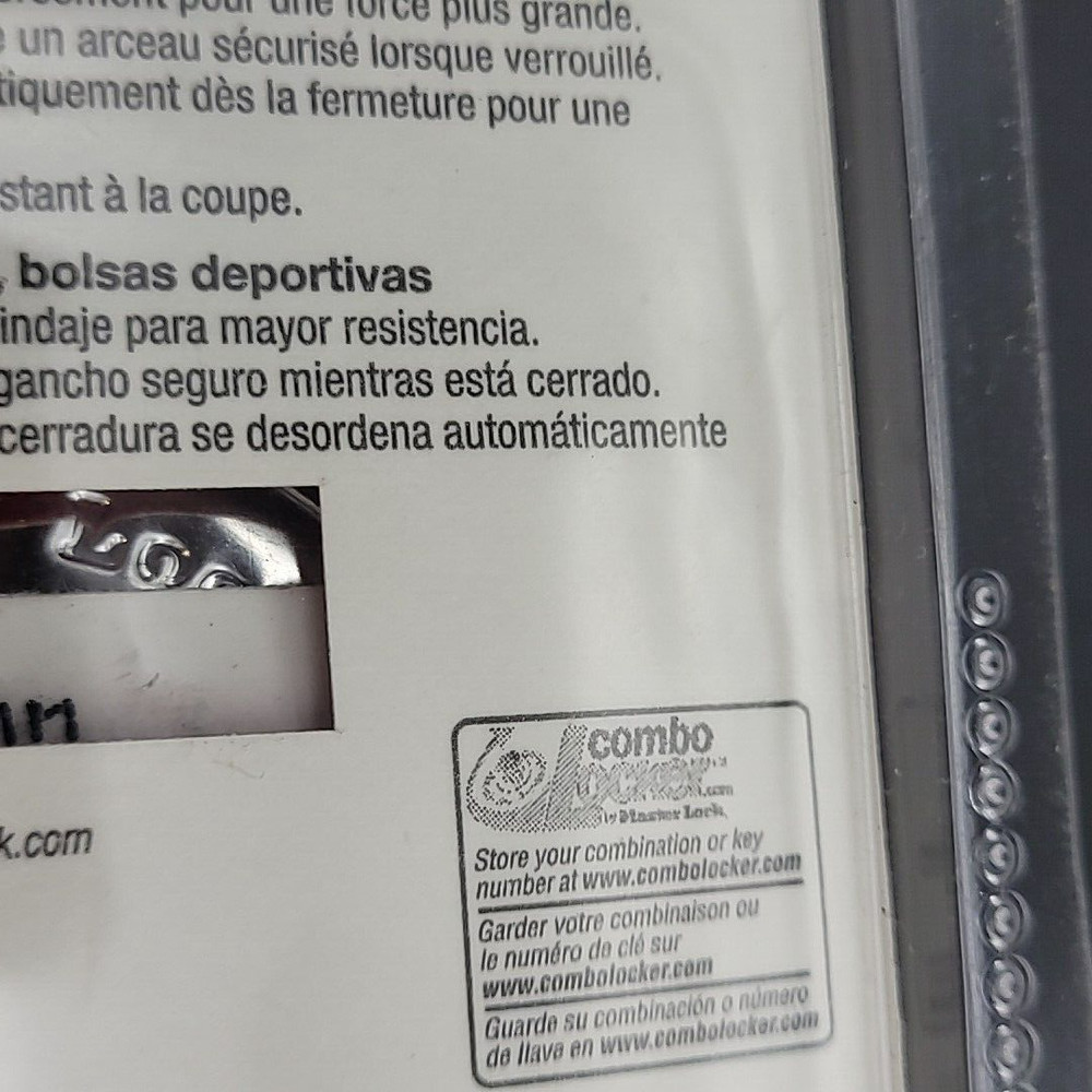 Master Lock Padlock Combination Lock #1505D 9/32" NEW SEALED