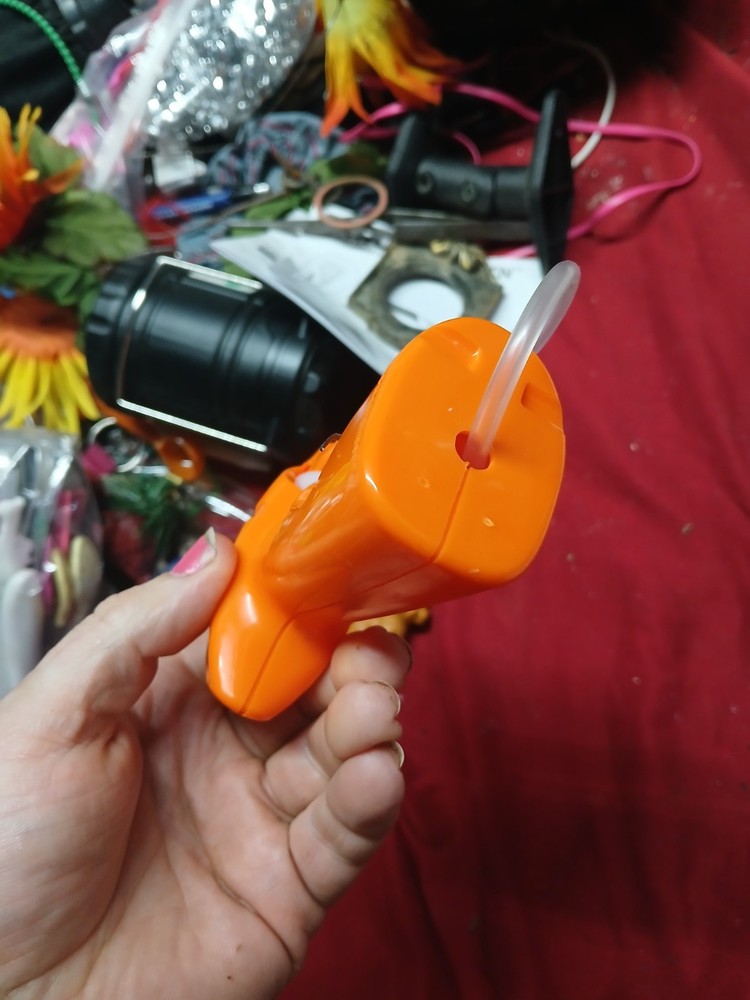 yellow plastic spray trigger handle