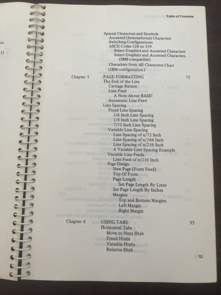 Citizen 180-D Printer - Manual / Users Guide / Instructions Book