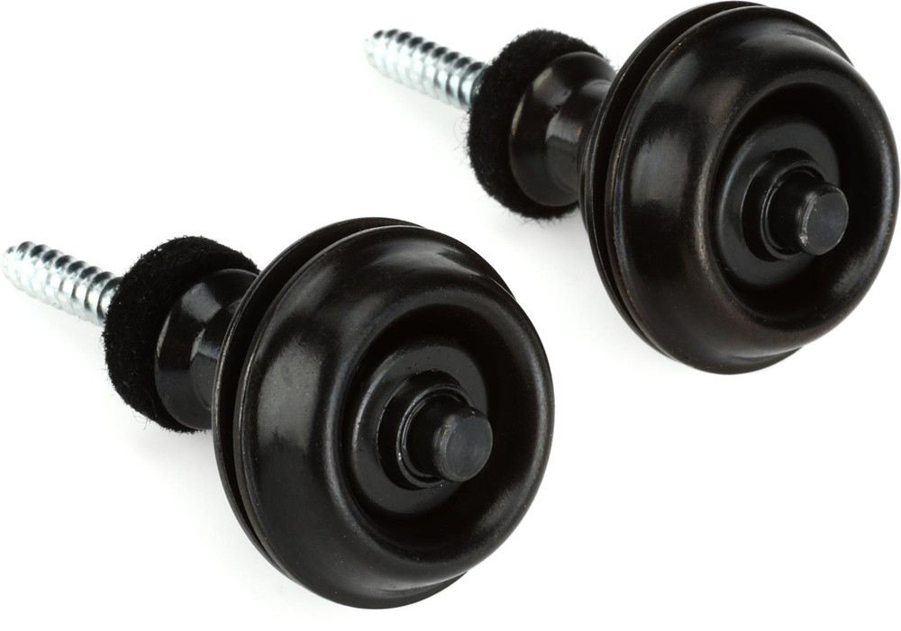 Dunlop Straplok Dual Design Strap Retainer System - Black