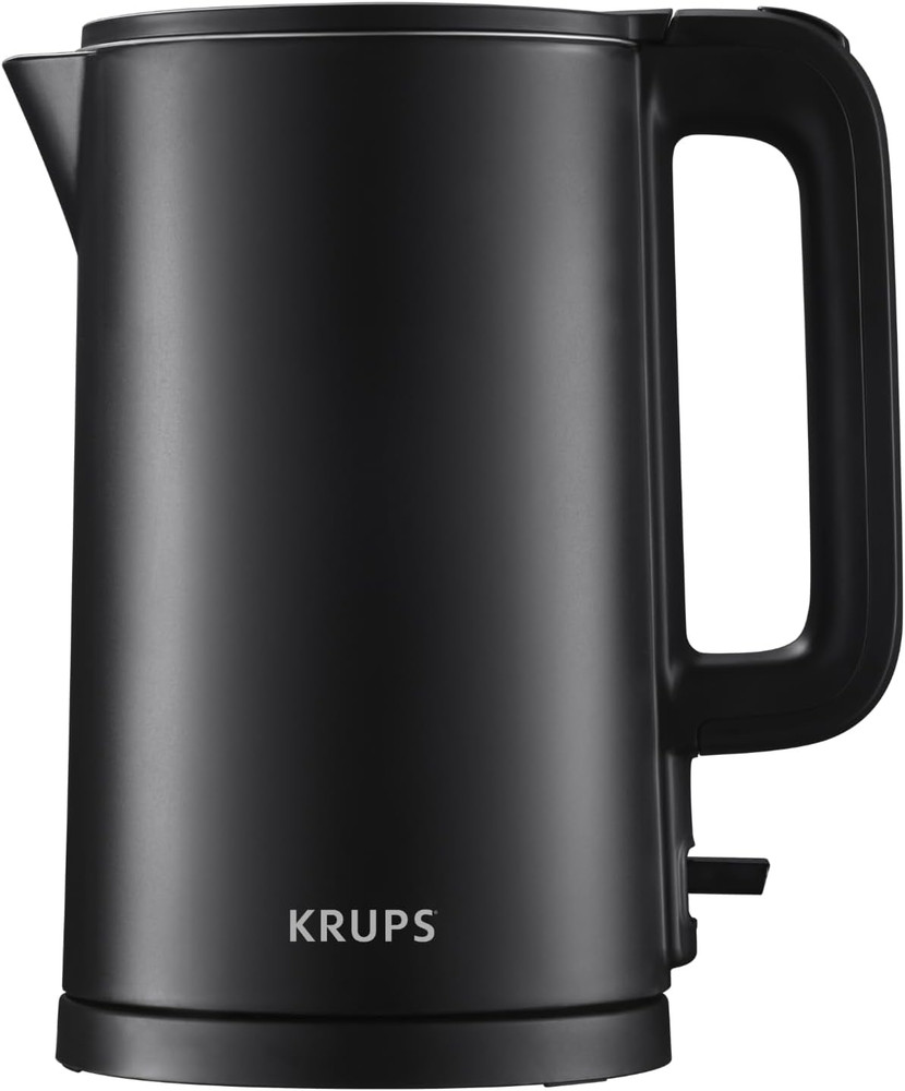 KRUPS 1.5L Electric Kettle Stainless Steel Cool Touch Interior, Fast Boiling, On