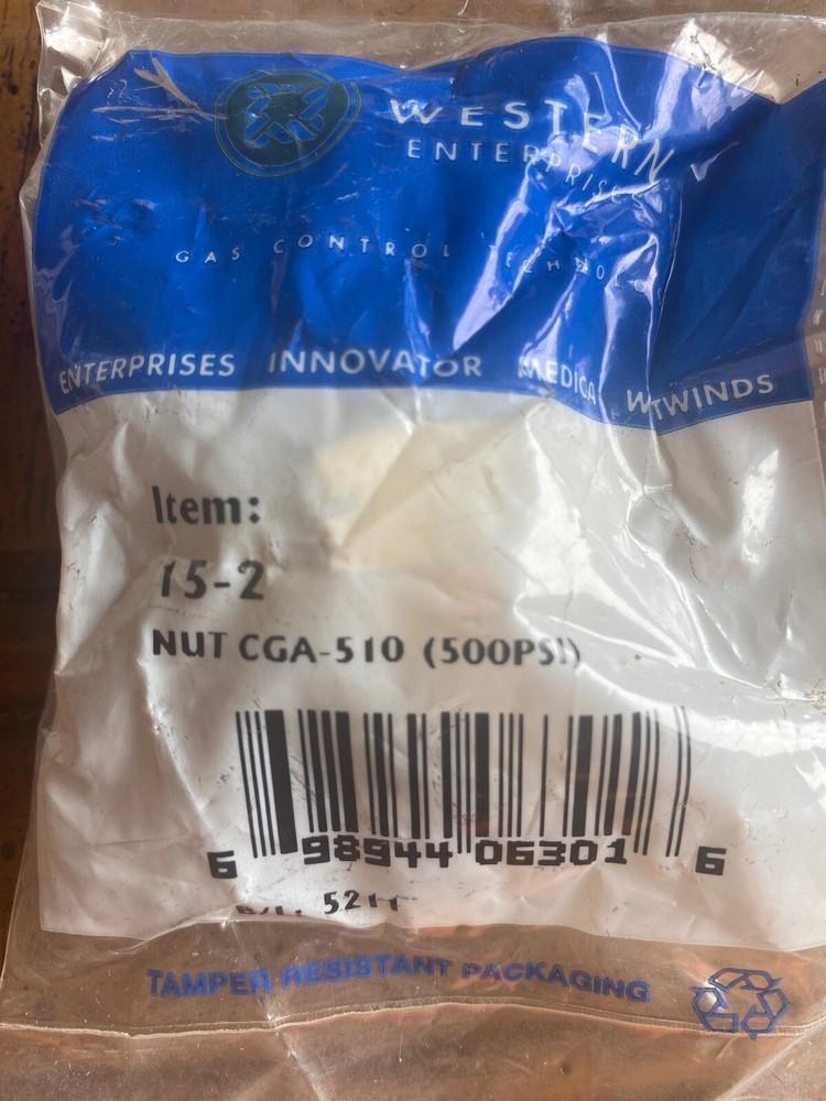CGA-510 Nut (Propane Acetylene) 2 Pieces