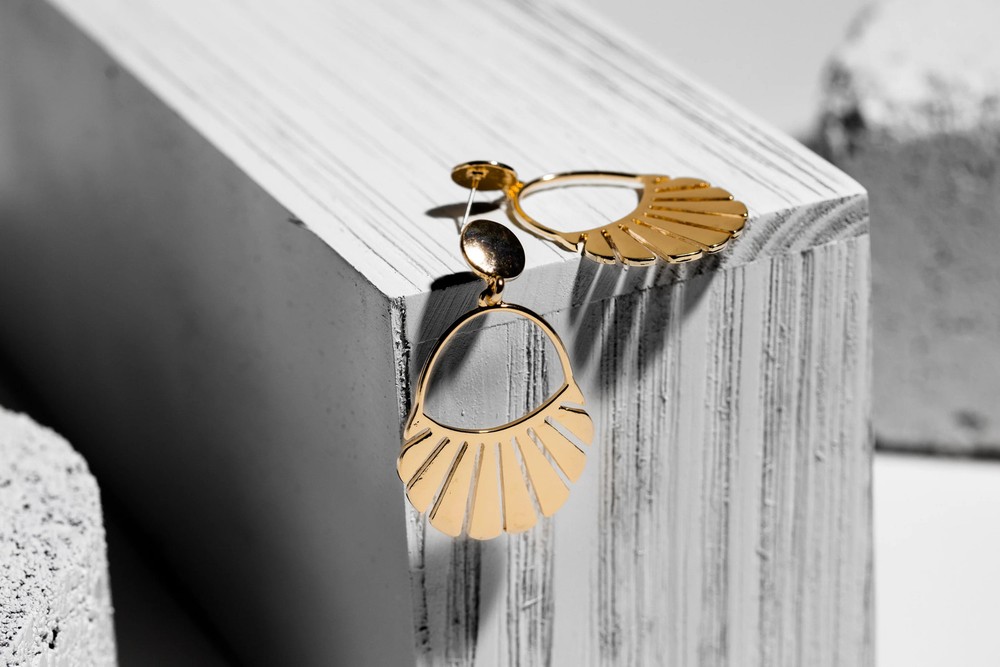 Statement Gold Earrings