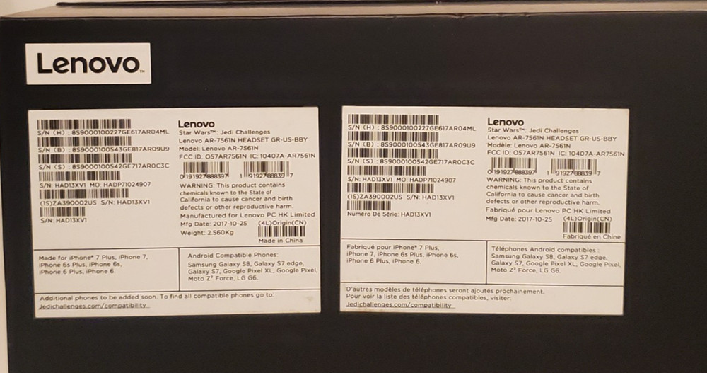 Lenovo Star Wars: Jedi Challenges Augmented Reality