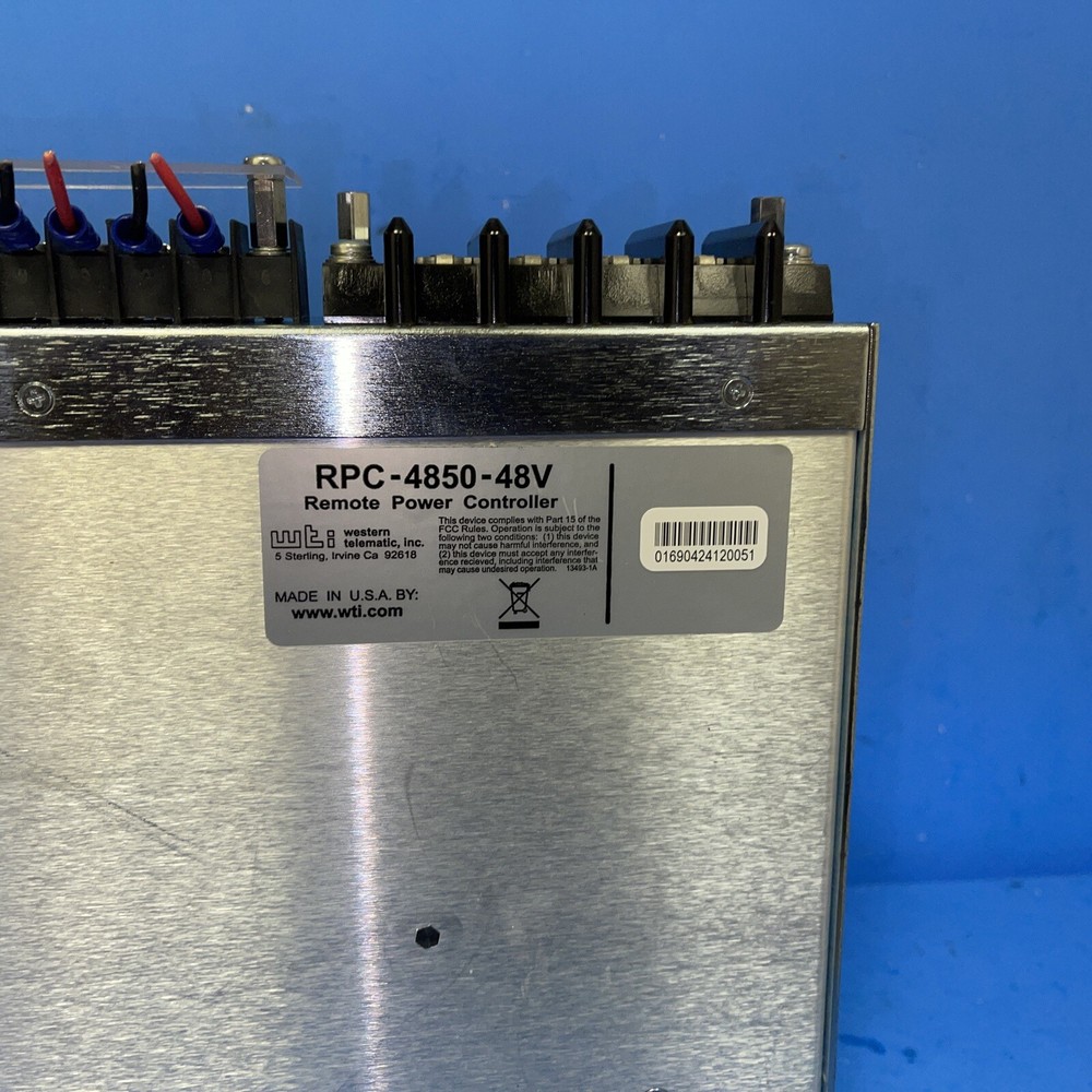 WTI RPC-4850 REMOTE POWER CONTROLLER 48V