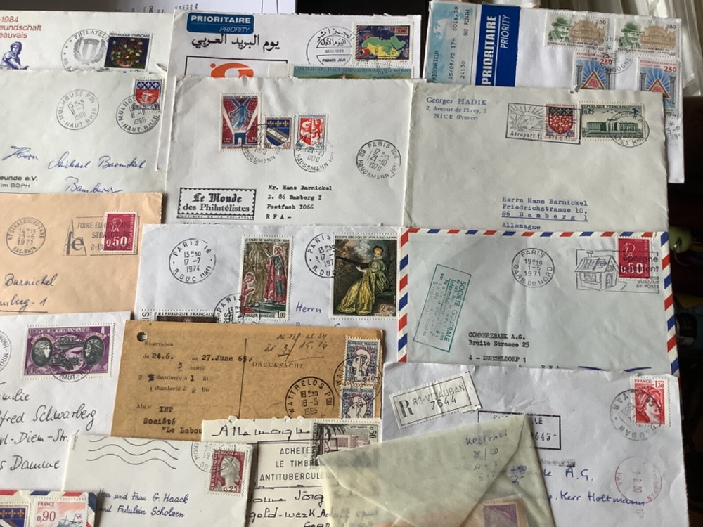 France postal covers 20 items Ref A1892