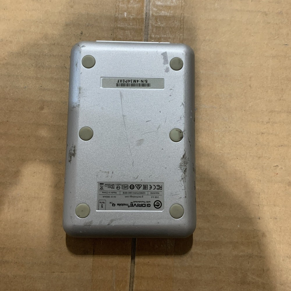 G/DRIVE 0G0340 1TB HARD DRIVE **WIPED