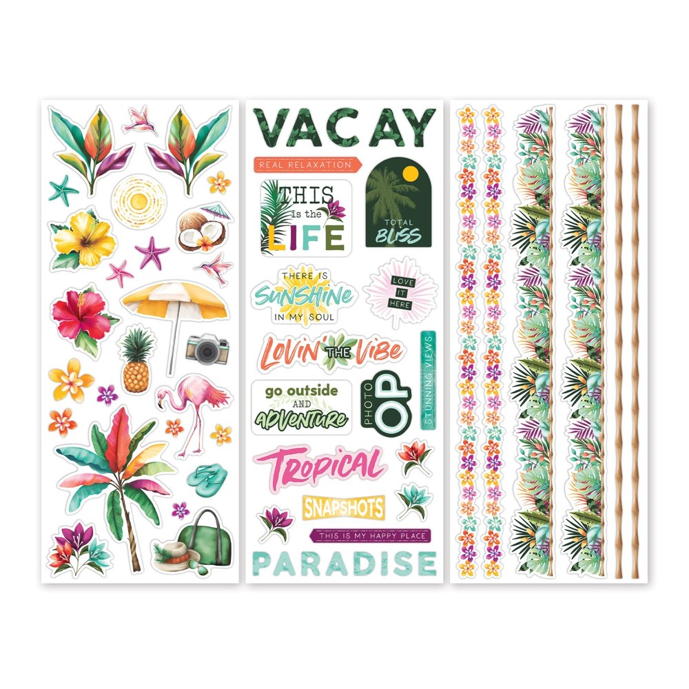 Creative Memories Tropical Garden Decorative Bundle