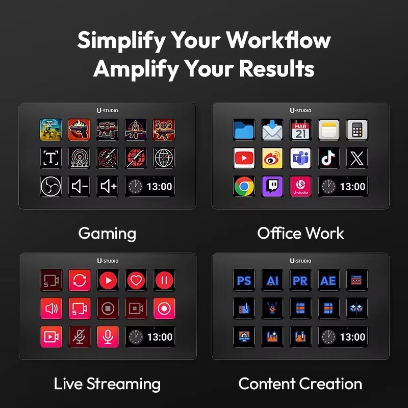 Ulanzi D200 Production Console Studio Controller for Vlog Content Creation Work