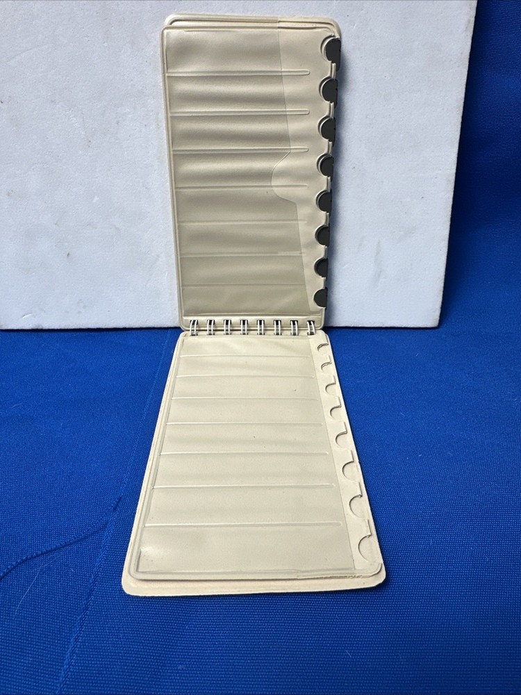 Vintage HP Hewlett-Packard Blank Program Cards Case w/ Handwritten Programs