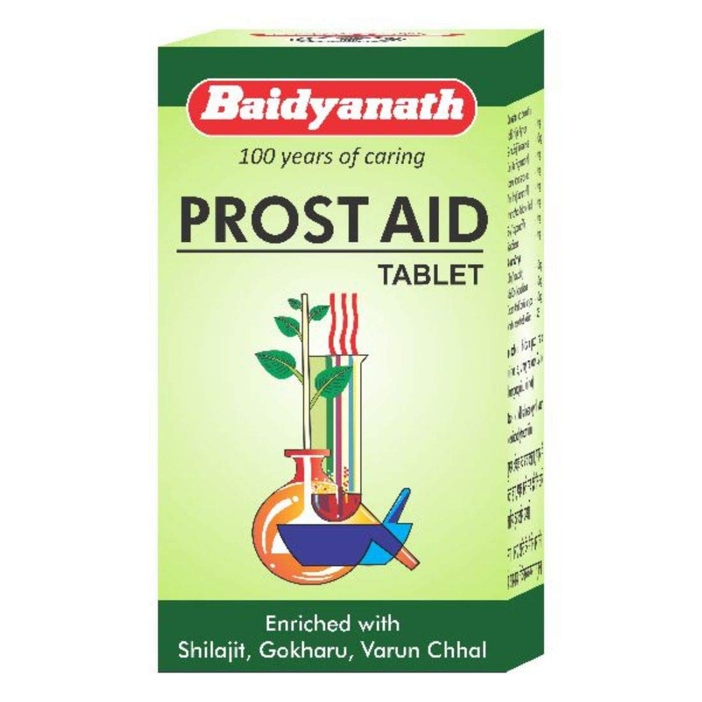 Baidyanath Prostaid Ayurvedic Prostate Support 50 Tabs (Pack of 2)
