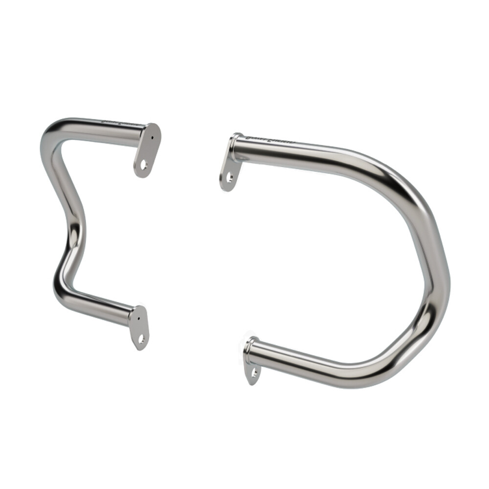 CHROME Compact Engine Guards FIT FOR ROYAL ENFIELD GT & Interceptor 650