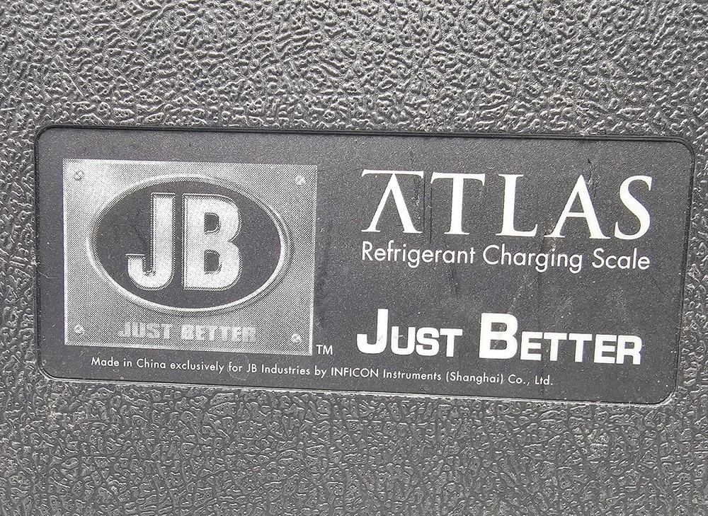 Jb Atlas Refrigerant Charging Scale 220lb