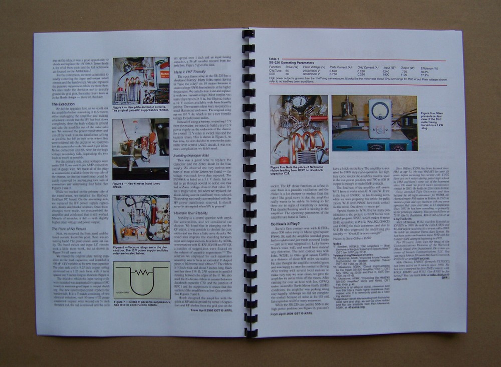 Heathkit SB-220 Amplifier Upgrades Manual