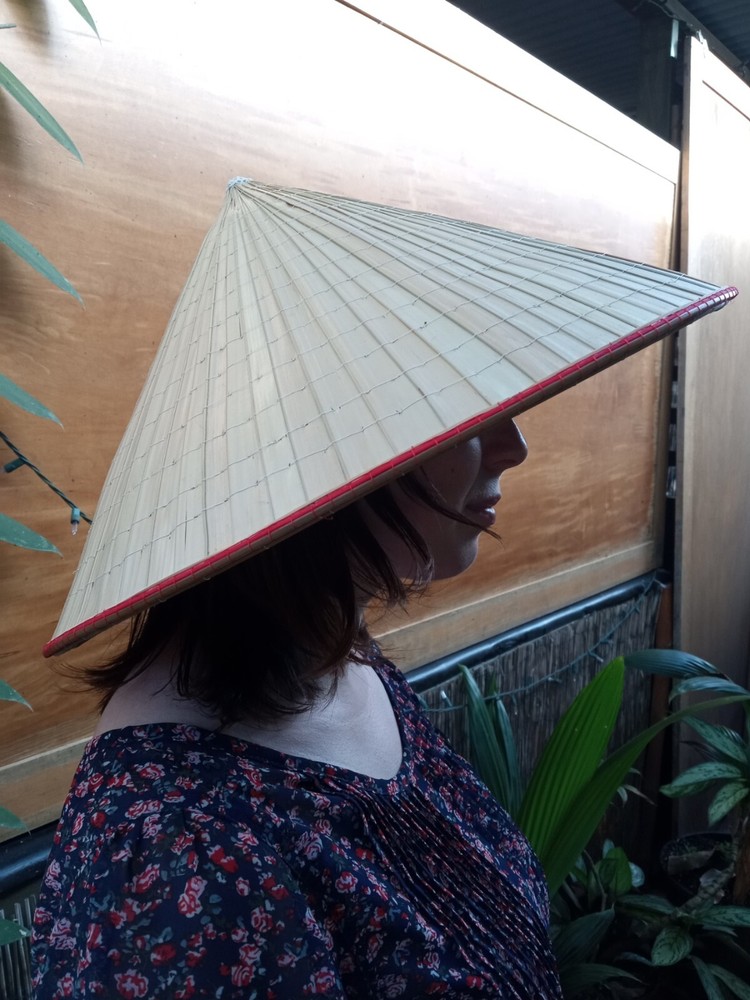 Bamboo straw hat Vietnameese Style