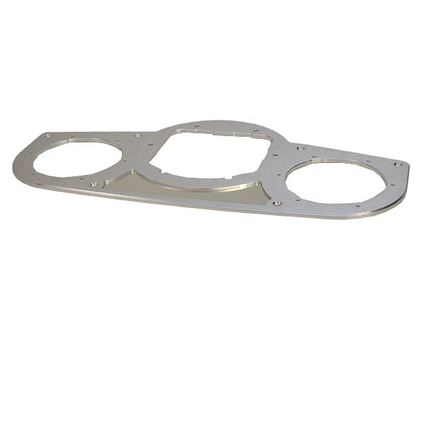 MasterCraft Boat Blank Dash Panel 05-M0007 | Silver Aluminum