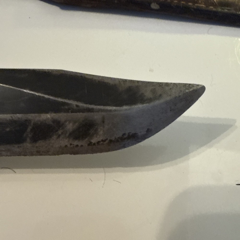 WWII CAMILLUS USMC MARKED FIXED BLADE FIGHTING KNIFE W/ Sheath